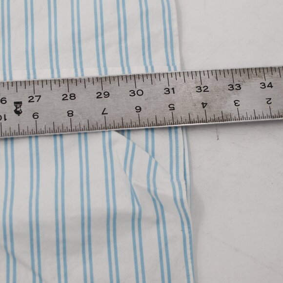 untuckit shirt Mens 3XLC short sleeve button up striped cotton blend stretch - Picture 10 of 13